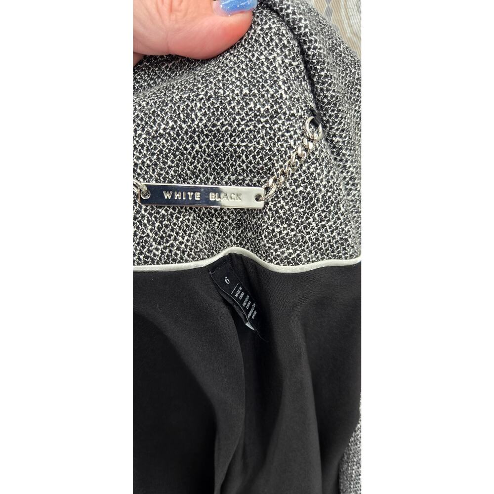 White House Black Market tweed blazer Sz 6 Twee Career Polished Boardroom women - Picture 12 of 12